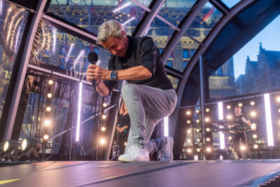 Willy Sommers @ Vlaanderen Feest - Antwerpen, picture 11, photographed by Dimitri Vanlommel - FrontView Magazine