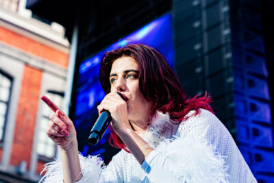 Sylvie Kreusch @ Marktrock, picture 14, photographed by Leen Verlinden - FrontView Magazine