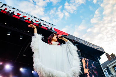 Sylvie Kreusch @ Marktrock, picture 24, photographed by Leen Verlinden - FrontView Magazine
