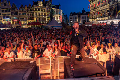 Eric Goossens @ Bollekesfeesten Antwerpen, foto 15, foto's door Paul Jongeneelen - FrontView Magazine