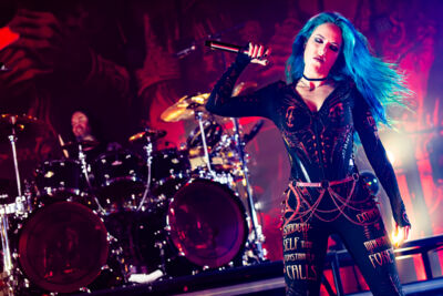 Arch Enemy @ Ancienne Belgique, foto 9, foto's door Dorien Goetschalckx - FrontView Magazine