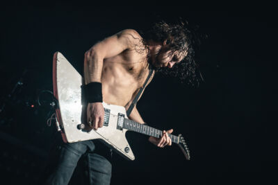 Airbourne @ AB, foto 6, foto's door Jelle Meersschaut - FrontView Magazine