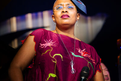 Cécile McLorin Salvant @ Jazz Middelheim, picture 1, photographed by Livia Vaduva - FrontView Magazine