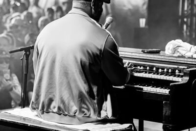 Delvon Lamarr Organ Trio @ Blues Peer, foto 6, foto's door Leen Verlinden - FrontView Magazine