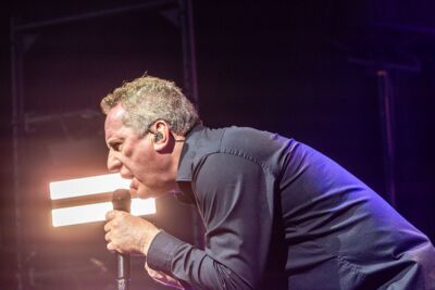Orchestral Manoeuvres in the Dark @ Rock Zottegem, picture 1, photographed by Edwin Houdevelt - FrontView Magazine