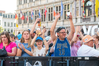 Vlaanderen Feest @ Grote Markt Antwerpen, foto 8, foto's door Dimitri Vanlommel - FrontView Magazine