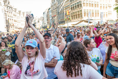 Vlaanderen Feest @ Grote Markt Antwerpen, foto 6, foto's door Dimitri Vanlommel - FrontView Magazine