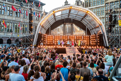 Vlaanderen Feest @ Grote Markt Antwerpen, foto 24, foto's door Dimitri Vanlommel - FrontView Magazine