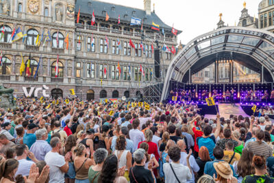 Vlaanderen Feest @ Grote Markt Antwerpen, foto 40, foto's door Dimitri Vanlommel - FrontView Magazine
