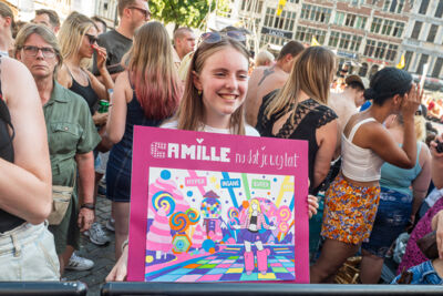 Vlaanderen Feest @ Grote Markt Antwerpen, foto 4, foto's door Dimitri Vanlommel - FrontView Magazine