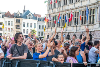 Vlaanderen Feest @ Grote Markt Antwerpen, foto 7, foto's door Dimitri Vanlommel - FrontView Magazine