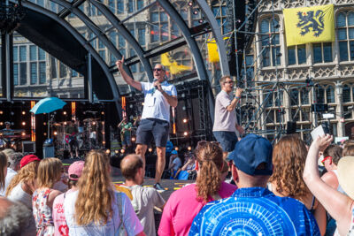 Vlaanderen Feest @ Grote Markt Antwerpen, foto 2, foto's door Dimitri Vanlommel - FrontView Magazine