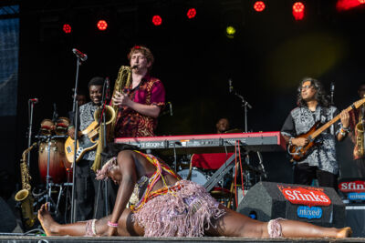 Mádé Kuti & The Movement @ Sfinks Mixed 2026, picture 15, photographed by Marc Verdonck - FrontView Magazine