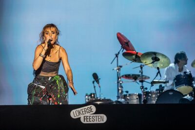 Zaz @ Lokerse Feesten, foto 13, foto's door Edwin Houdevelt - FrontView Magazine