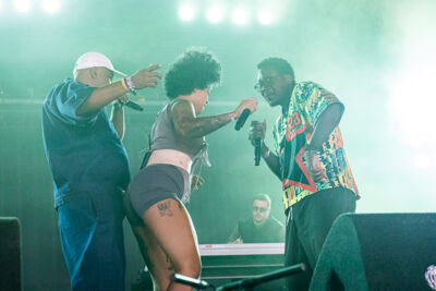 Buraka Som Sistema @ Lowlands 2026, picture 9, photographed by Danielle Stoop - FrontView Magazine