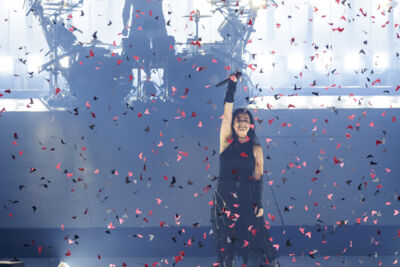 Evanescence @ Vorst Nationaal, picture 34, photographed by Wim Sunnaert - FrontView Magazine