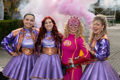 Persvoorstelling Superhelden Show K3, foto 3, foto's door Peter Minnebo - FrontView Magazine