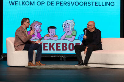Voorstelling musicalcomedy De kiekeboes vs de Vampieren @AED studios Lint, foto 2, foto's door Peter Casie - FrontView Magazine