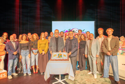 Voorstelling musicalcomedy De kiekeboes vs de Vampieren @AED studios Lint, foto 18, foto's door Peter Casie - FrontView Magazine