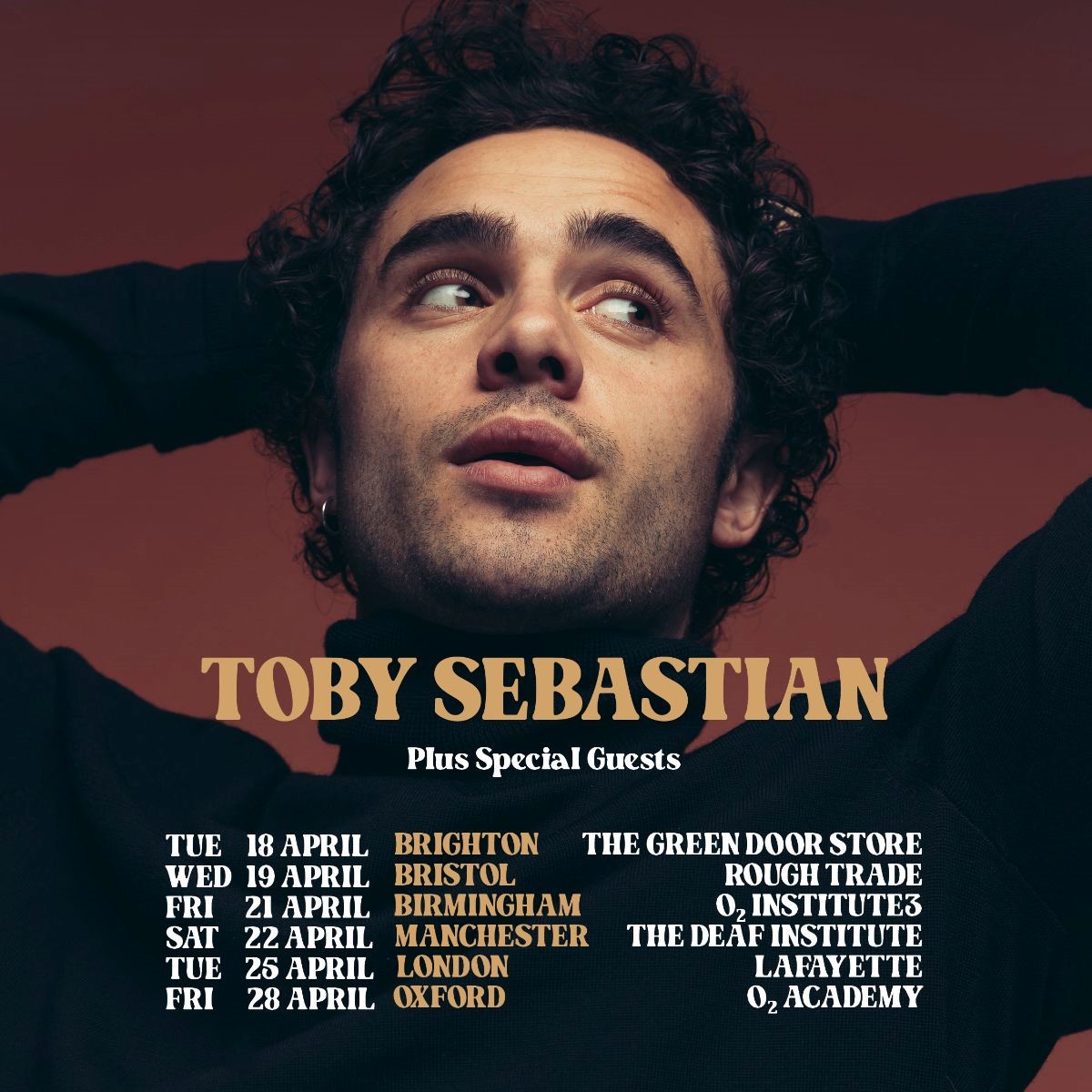 toby sebastian tour dates
