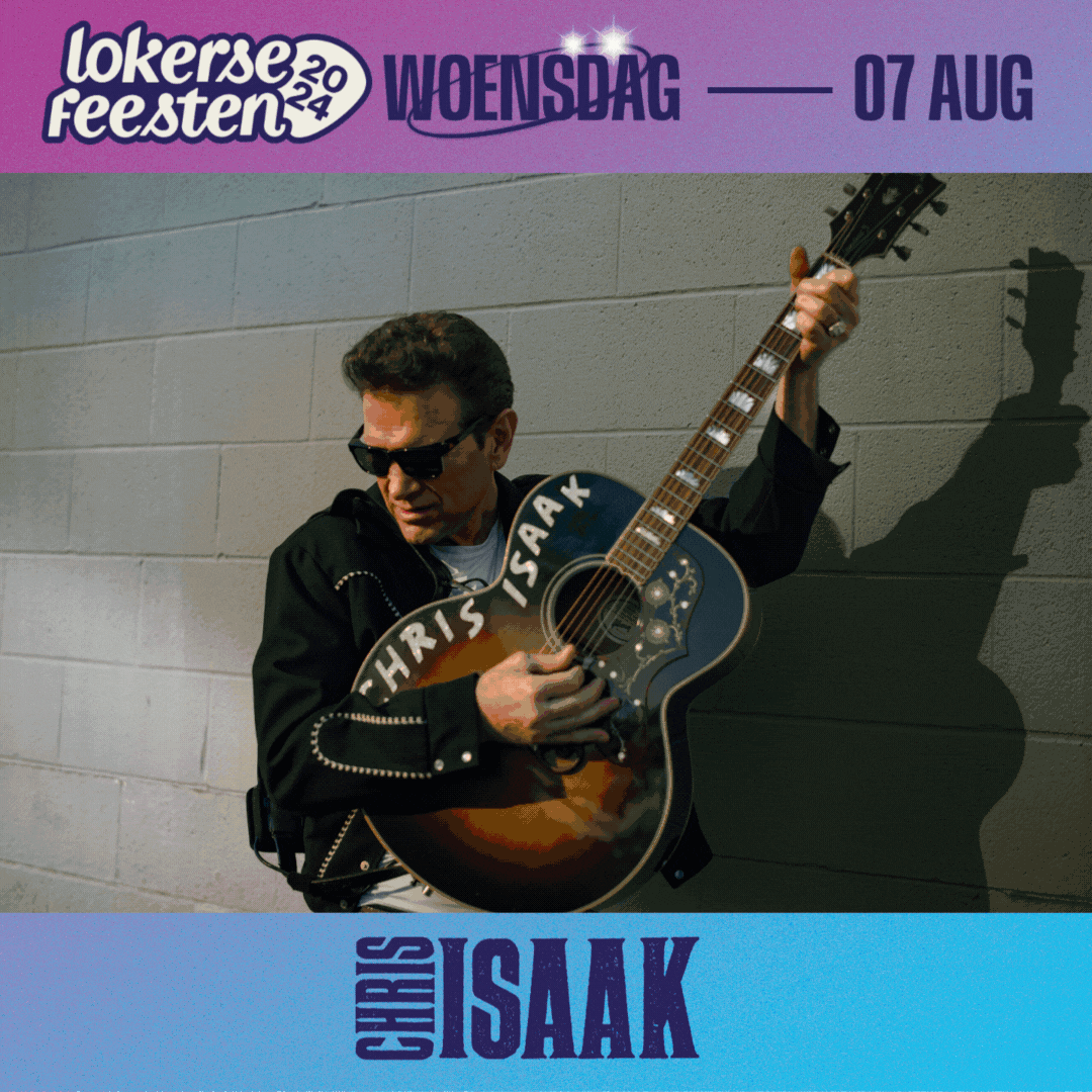 Chris Isaak, Richard Hawley, Richard Ashcroft en Glints zijn de volgende 4 namen voor de Lokerse Feesten