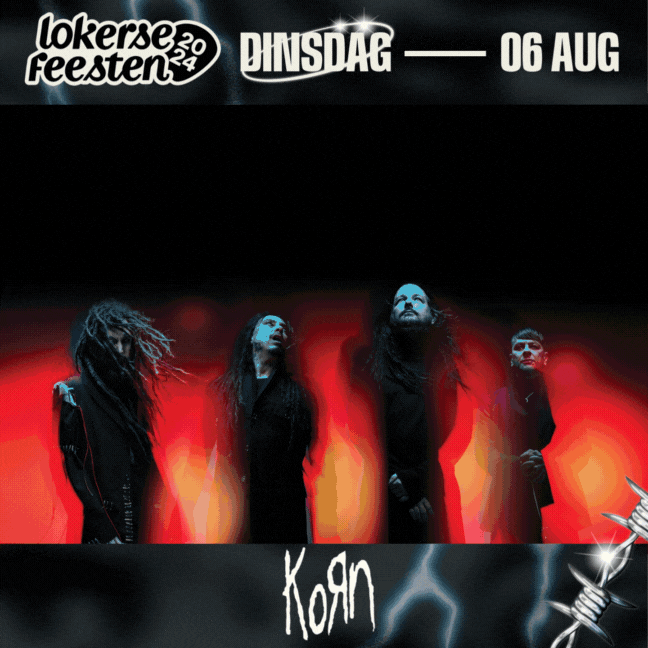 Lokerse Feesten: nieuwe namen bij Korn op 6 augustus