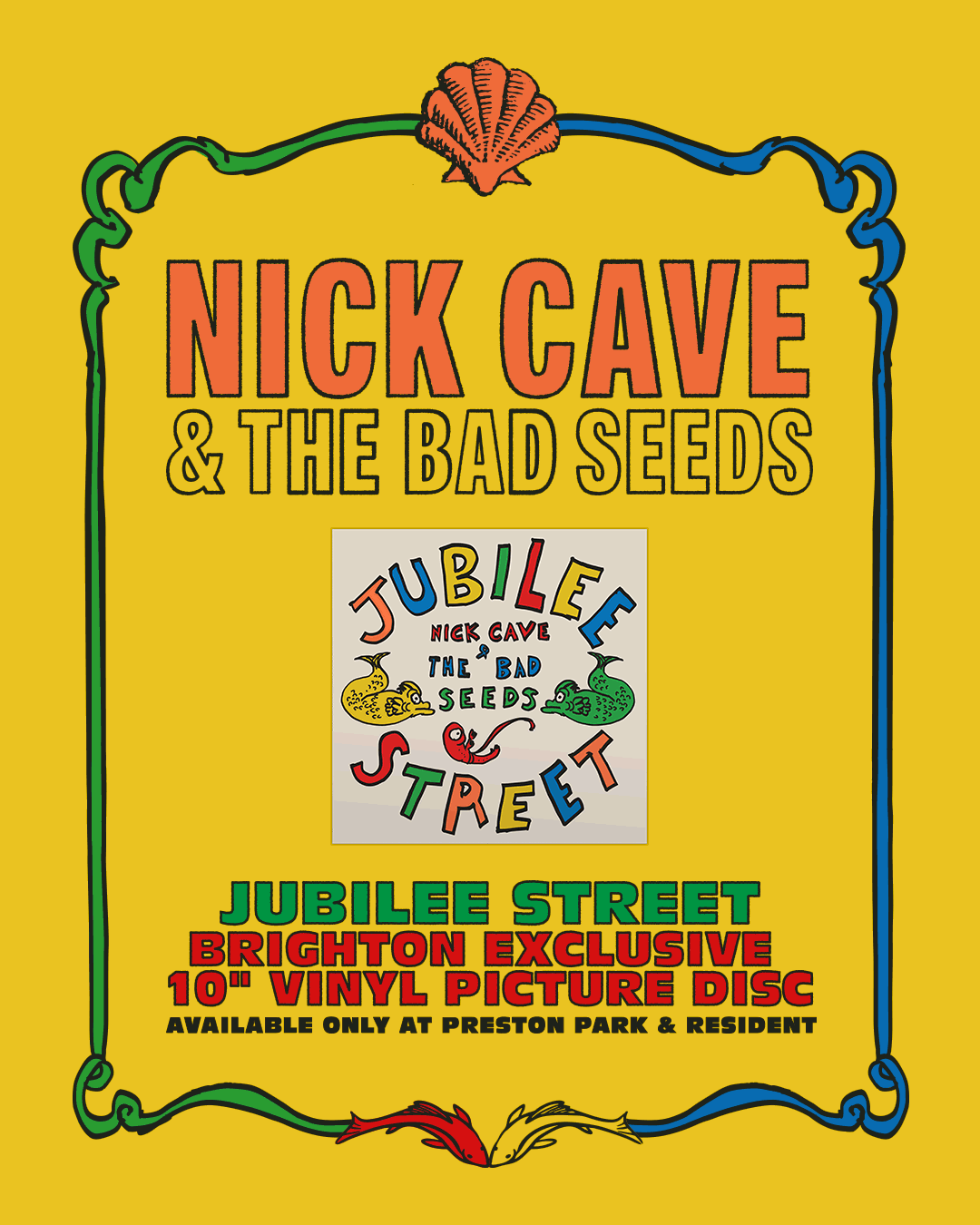 Nick Cave & The Bad Seeds to release limited edition 10” picture disc vinyl of ‘Jubilee Street’