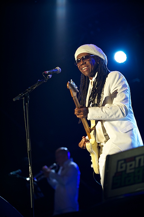 Chic feat. Nile Rodgers @ Genk on Stage 2013, picture 1, photographed by James Van Roosbroeck - FrontView Magazine