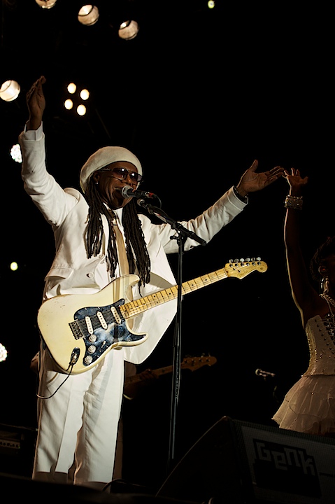 Chic feat. Nile Rodgers @ Genk on Stage 2013, picture 11, photographed by James Van Roosbroeck - FrontView Magazine