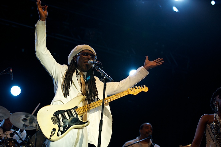 Chic feat. Nile Rodgers @ Genk on Stage 2013, picture 14, photographed by James Van Roosbroeck - FrontView Magazine