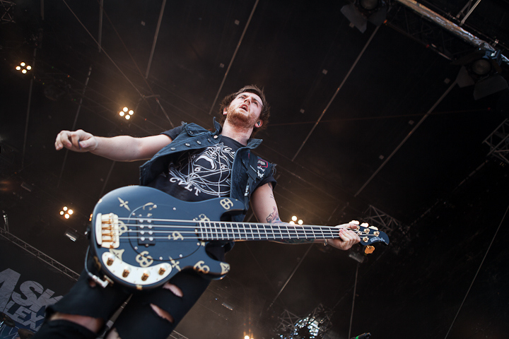Asking Alexandria @ Vainstream Rockfest, picture 7, photographed by Dorien Goetschalckx - FrontView Magazine