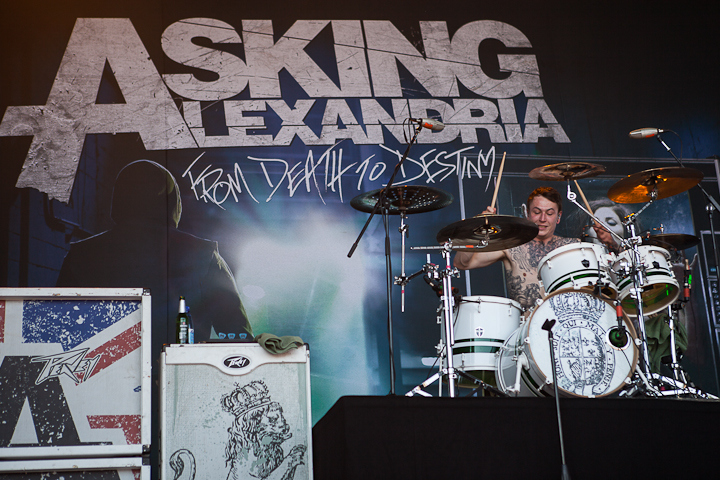 Asking Alexandria @ Vainstream Rockfest, picture 10, photographed by Dorien Goetschalckx - FrontView Magazine
