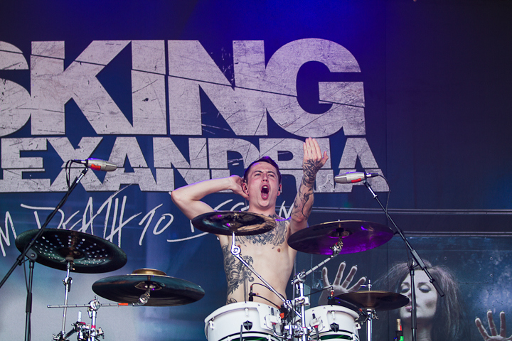 Asking Alexandria @ Vainstream Rockfest, picture 20, photographed by Dorien Goetschalckx - FrontView Magazine