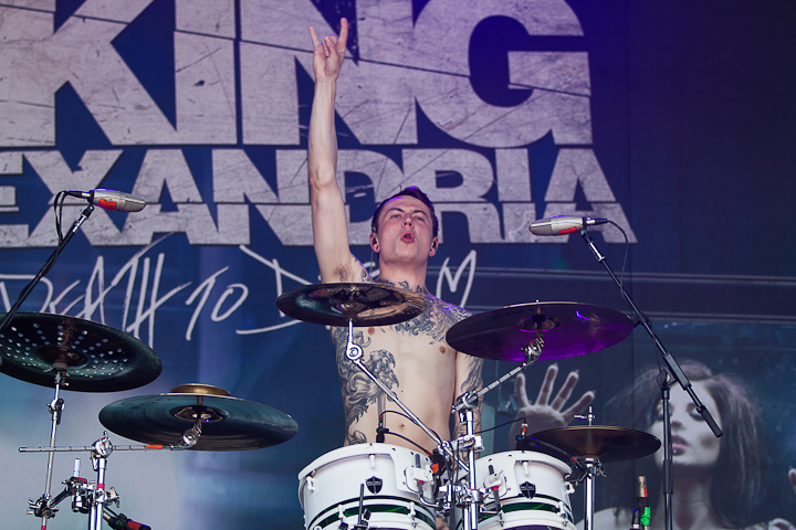 Asking Alexandria @ Vainstream Rockfest, picture 31, photographed by Dorien Goetschalckx - FrontView Magazine