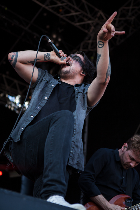 Callejon @ Vainstream Rockfest, picture 10, photographed by Dorien Goetschalckx - FrontView Magazine
