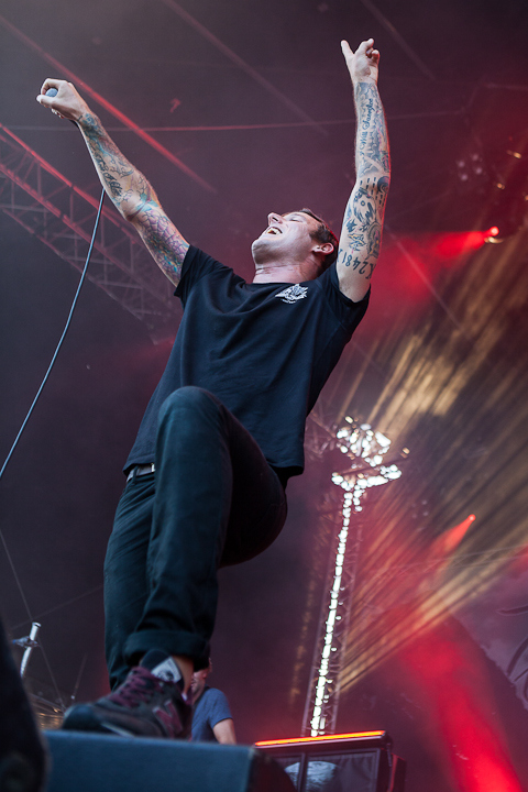 Parkway Drive @ Vainstream Rockfest, picture 1, photographed by Dorien Goetschalckx - FrontView Magazine