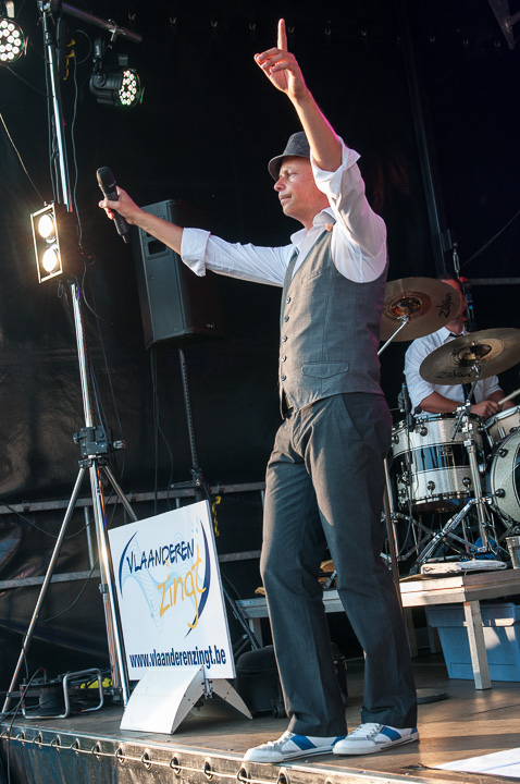 Wim Leys @ Vlaanderen Zingt Averbode, picture 11, photographed by James Van Roosbroeck - FrontView Magazine