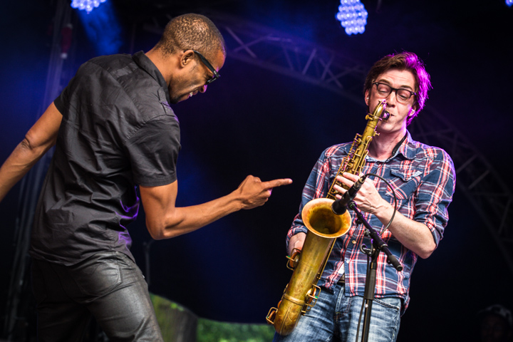 Trombone Shorty @ Les Ardentes, picture 7, photographed by Tom Stessens - FrontView Magazine