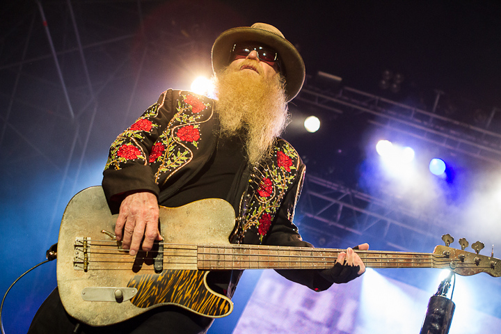 ZZ Top @ Rock Zottegem 2013, foto 8, foto's door Dorien Goetschalckx - FrontView Magazine