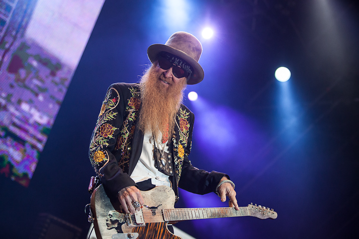 ZZ Top @ Rock Zottegem 2013, foto 9, foto's door Dorien Goetschalckx - FrontView Magazine