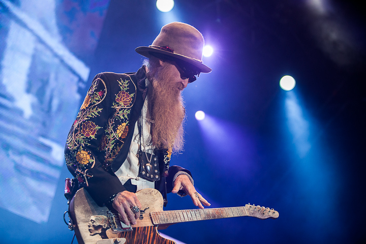 ZZ Top @ Rock Zottegem 2013, foto 10, foto's door Dorien Goetschalckx - FrontView Magazine