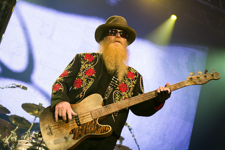 ZZ Top @ Rock Zottegem 2013, foto 13, foto's door Dorien Goetschalckx - FrontView Magazine