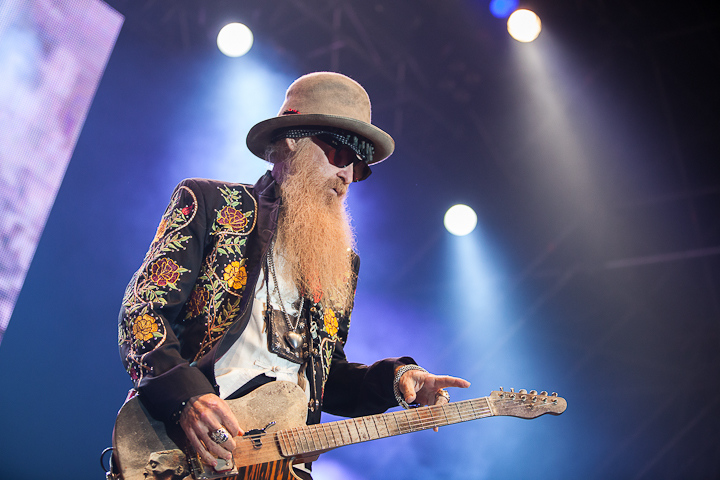 ZZ Top @ Rock Zottegem 2013, foto 14, foto's door Dorien Goetschalckx - FrontView Magazine