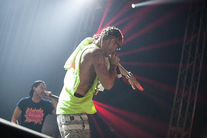 RiFF RAFF @ Dour 2013, picture 2, photographed by Dorien Goetschalckx - FrontView Magazine