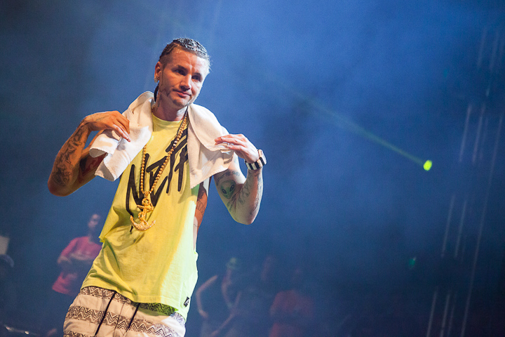 RiFF RAFF @ Dour 2013, picture 9, photographed by Dorien Goetschalckx - FrontView Magazine