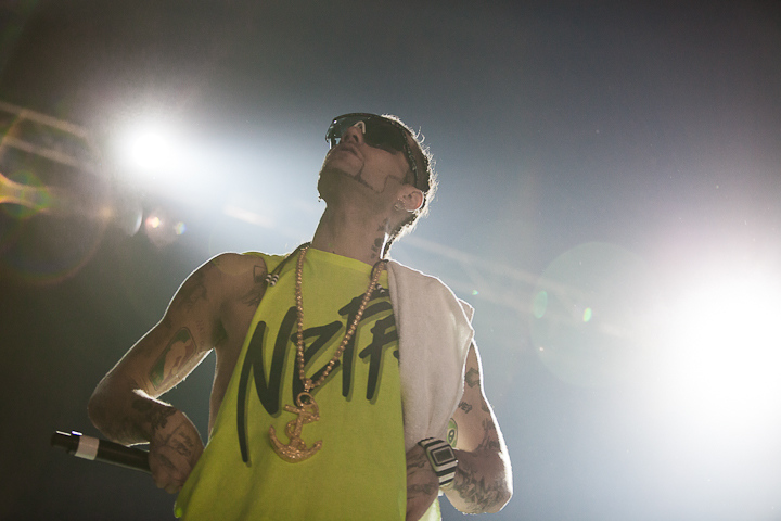 RiFF RAFF @ Dour 2013, picture 10, photographed by Dorien Goetschalckx - FrontView Magazine