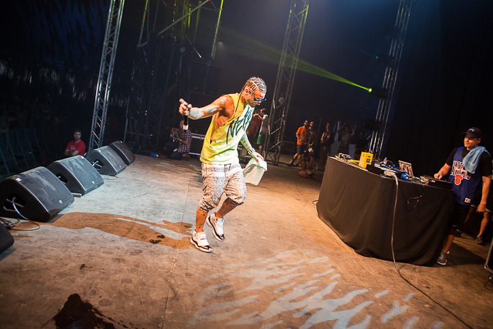 RiFF RAFF @ Dour 2013, picture 11, photographed by Dorien Goetschalckx - FrontView Magazine