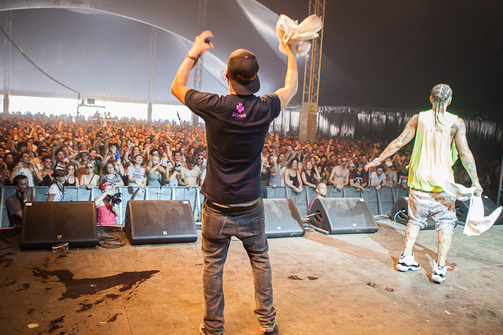 RiFF RAFF @ Dour 2013, picture 13, photographed by Dorien Goetschalckx - FrontView Magazine