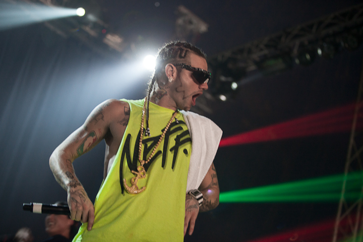 RiFF RAFF @ Dour 2013, picture 14, photographed by Dorien Goetschalckx - FrontView Magazine