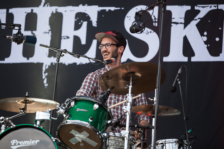 The Skints @ Dour 2013, picture 2, photographed by Dorien Goetschalckx - FrontView Magazine